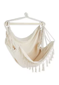 Cheapest ❤️ Zingz & Thingz Gray Hammock Chair With Fringe Trim 👍 -Cheap Joyland Shop Belk 1005