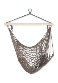 Cheapest ❤️ Zingz & Thingz Gray Hammock Chair With Fringe Trim 👍 -Cheap Joyland Shop Belk 1010