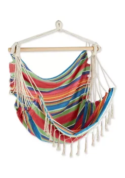 Cheapest ❤️ Zingz & Thingz Gray Hammock Chair With Fringe Trim 👍 -Cheap Joyland Shop Belk 1012