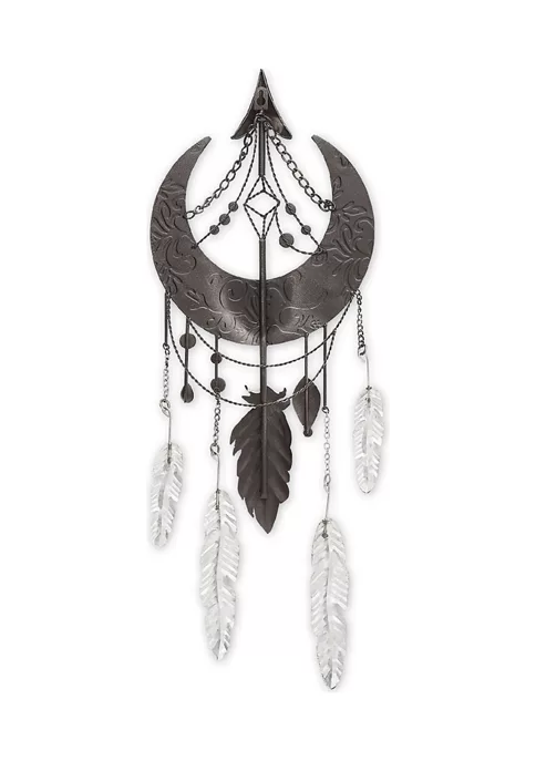 Brand new 😍 Zingz & Thingz Crescent Moon Dreamcatcher Wall Décor 10.5x0x28.5" ❤️ 2 Brand new 😍 Zingz & Thingz Crescent Moon Dreamcatcher Wall Décor 10.5x0x28.5" ❤️ - Image 2