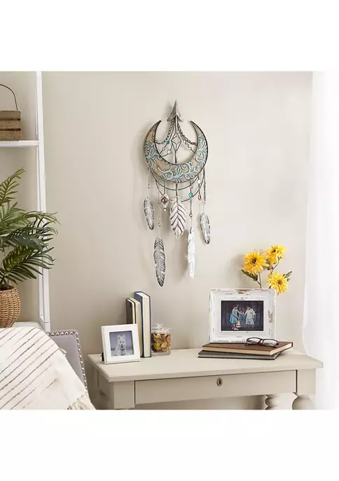 Brand new 😍 Zingz & Thingz Crescent Moon Dreamcatcher Wall Décor 10.5x0x28.5" ❤️ 5 Brand new 😍 Zingz & Thingz Crescent Moon Dreamcatcher Wall Décor 10.5x0x28.5" ❤️ - Image 5