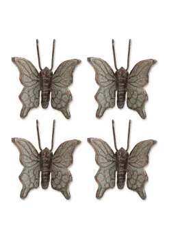 Top 10 🔔 Zingz & Thingz Butterfly Cast Iron Pot Hanger (Set of 4) 🧨 -Cheap Joyland Shop Belk 1068