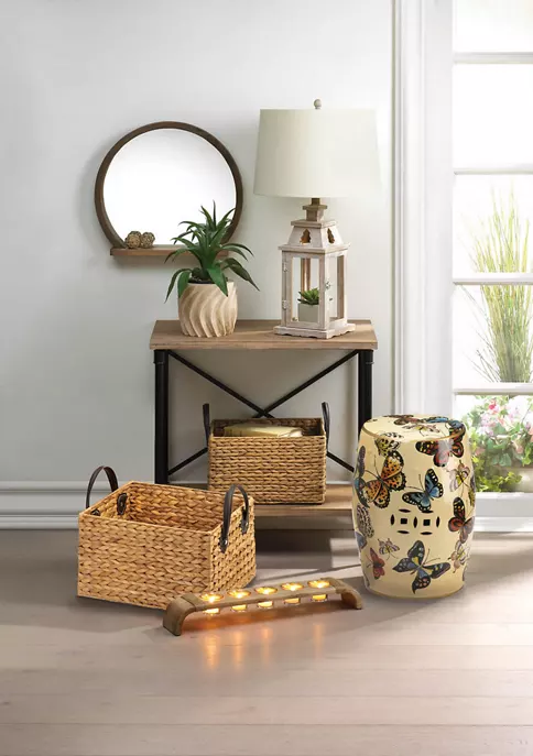 Brand new π₯ Zingz & Thingz Round Wooden Mirror with Shelf 17.75x2.75x16" π€© 3 Brand new π₯ Zingz & Thingz Round Wooden Mirror with Shelf 17.75x2.75x16" π€© - Image 3