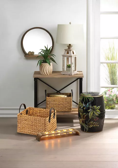 Brand new π₯ Zingz & Thingz Round Wooden Mirror with Shelf 17.75x2.75x16" π€© 4 Brand new π₯ Zingz & Thingz Round Wooden Mirror with Shelf 17.75x2.75x16" π€© - Image 4