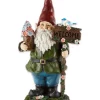 Wholesale 🔔 Zingz & Thingz Solar Bluebird Gnome Welcome Statue 8.5x5.75x15” 🔔
