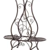 Hot Sale 😀 Zingz & Thingz Hourglass Triple Plant Stand 22.25x11.75x26.75" ✔️