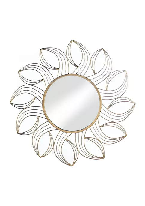 Best Pirce π Zingz & Thingz Golden Petals Wall Mirror π― 3 Best Pirce π Zingz & Thingz Golden Petals Wall Mirror π― - Image 3