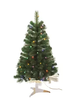 Best reviews of 👏 Joyland 4 Foot Pre Lit Globe 🎄 Christmas Tree 🔥