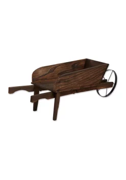 Outlet 👍 Zingz & Thingz Country Flower Cart Planter 33x9.75x11.25" 🧨 -Cheap Joyland Shop Belk 1159