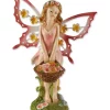 Flash Sale 🔥 Zingz & Thingz Pink Fairy Solar Garden Statue 7.75x4.37x10.75” ⌛