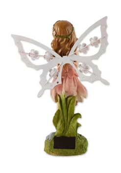 Flash Sale 🔥 Zingz & Thingz Pink Fairy Solar Garden Statue 7.75x4.37x10.75” ⌛ -Cheap Joyland Shop Belk 1176