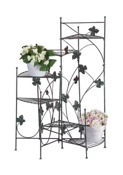 Discount ✔️ Zingz & Thingz Ivy Design Staircase Plant Stand 🛒