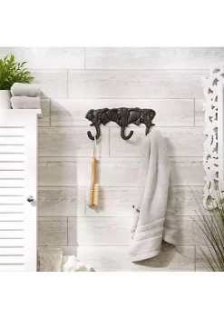Hot Sale 🔔 Zingz & Thingz Triple Elephant Wall Hook ❤️ -Cheap Joyland Shop Belk 1220