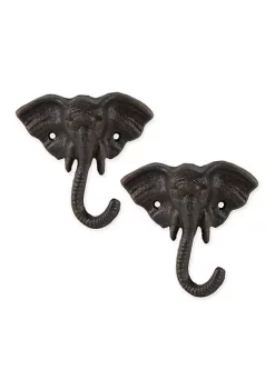 Top 10 🌟 Zingz & Thingz Elephant Wall Hook (Set of 2) ⌛ -Cheap Joyland Shop Belk 1227