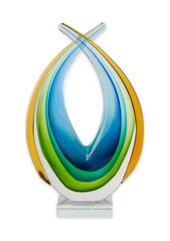 Discount ✨ Zingz & Thingz Art Glass Statue 7.25x3.25x11.25" ⭐ -Cheap Joyland Shop Belk 1233