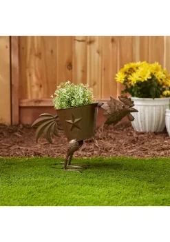 Wholesale 🎁 Zingz & Thingz Pecking Rooster Planter 18x6x13" ✨ -Cheap Joyland Shop Belk 1240