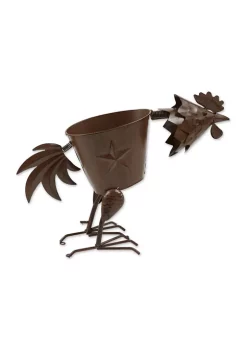 Wholesale 🎁 Zingz & Thingz Pecking Rooster Planter 18x6x13" ✨ -Cheap Joyland Shop Belk 1242