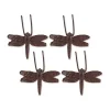 Budget 🤩 Zingz & Thingz Dragonfly Cast Iron Pot Hanger (Set of 4) 💯