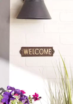 Deals 🔔 Zingz & Thingz Welcome Cast Iron Sign ❤️ -Cheap Joyland Shop Belk 1321