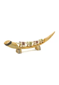 Hot Sale 🔥 Zingz & Thingz Multicolored Elephant Tusk 15.5x1.75x4.5" 🛒 -Cheap Joyland Shop Belk 1346