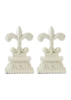 Best Sale 🤩 Zingz & Thingz FLEURDELIS BOOKENDS ❤️ -Cheap Joyland Shop Belk 1382