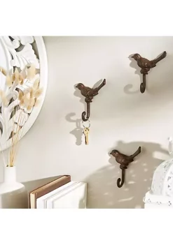 Coupon 🌟 Zingz & Thingz Robin Wall Hook (Set of 3) 👏 -Cheap Joyland Shop Belk 1385