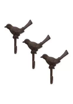 Coupon 🌟 Zingz & Thingz Robin Wall Hook (Set of 3) 👏 -Cheap Joyland Shop Belk 1387