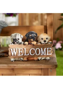 Budget 🔥 Zingz & Thingz Puppy Welcome Sign 9.5x4x6.5” 🔥 -Cheap Joyland Shop Belk 1394