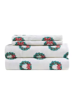 Top 10 🧨 Joyland Wreath Flannel Sheet Set 🤩 -Cheap Joyland Shop Belk 140