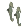 Outlet 😀 Zingz & Thingz Aquamarine Seahorse Hook (Set of 2) 👍