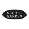 Brand new 🌟 Zingz & Thingz Secret Garden Cast Iron Sign 🛒