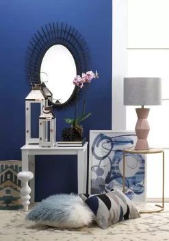 Deals 👍 Zingz & Thingz Nikki Chu Riki Small Black Bamboo Mirror 🌟 -Cheap Joyland Shop Belk 1551