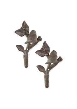 Buy 👍 Zingz & Thingz Bird With Leaves Wall Hook (Set of 2) 🤩