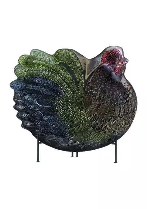 Outlet π Zingz & Thingz Rooster Decorative Plate 16.75x15x2" π 2 Outlet π Zingz & Thingz Rooster Decorative Plate 16.75x15x2" π - Image 2