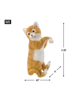 Flash Sale ⭐ Zingz & Thingz Climbing Cat Amber Décor 4.5x4x11.25" 🔥 -Cheap Joyland Shop Belk 1679