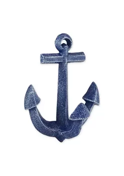 Best Pirce 🥰 Zingz & Thingz Blue Anchor Wall Hook 😉 -Cheap Joyland Shop Belk 1695