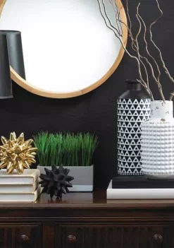 New 💯 Zingz & Thingz Black And White Vase ⭐ 7 New 💯 Zingz & Thingz Black And White Vase ⭐ -Cheap Joyland Shop Belk 1701
