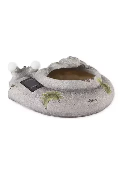 Outlet 🛒 Zingz & Thingz Snail Planter with Solar Lights, 10.75x9x4-inch 🛒 -Cheap Joyland Shop Belk 1714