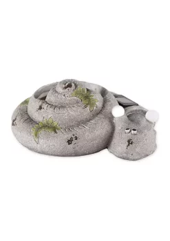 Outlet 🛒 Zingz & Thingz Snail Planter with Solar Lights, 10.75x9x4-inch 🛒 -Cheap Joyland Shop Belk 1717