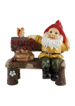 Cheapest 🥰 Zingz & Thingz Garden Gnome Greeting Sign 13.37x9x14" 🎉
