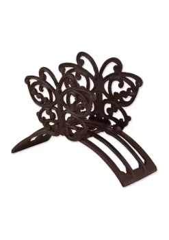 Flash Sale 🎉 Zingz & Thingz Butterfly Cast Iron Hose Organizer ⭐ -Cheap Joyland Shop Belk 1749