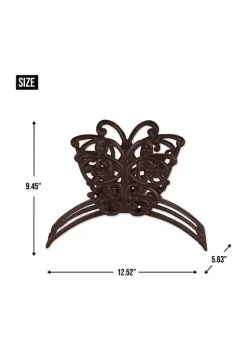 Flash Sale 🎉 Zingz & Thingz Butterfly Cast Iron Hose Organizer ⭐ -Cheap Joyland Shop Belk 1751