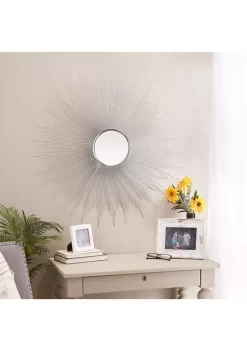 Brand new ✔️ Zingz & Thingz Silver Rays Mirror 33x33" 🥰 -Cheap Joyland Shop Belk 1789