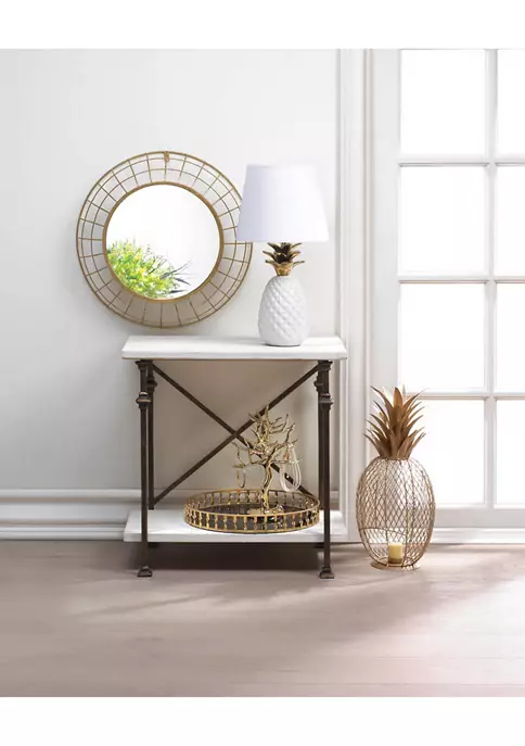 Outlet π Zingz & Thingz Golden Wire Dome Framed Wall Mirror π 2 Outlet π Zingz & Thingz Golden Wire Dome Framed Wall Mirror π - Image 2