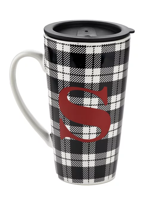 Wholesale π₯° Joyland Buffalo Plaid Monogram "S" Latte Mug π 1 Wholesale π₯° Joyland Buffalo Plaid Monogram "S" Latte Mug π