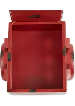 Discount 😀 Zingz & Thingz Red Truck Solar Light Planter 16x9.5x8.5" 🛒 -Cheap Joyland Shop Belk 1849
