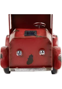 Discount 😀 Zingz & Thingz Red Truck Solar Light Planter 16x9.5x8.5" 🛒 -Cheap Joyland Shop Belk 1850