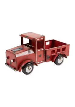 Discount 😀 Zingz & Thingz Red Truck Solar Light Planter 16x9.5x8.5" 🛒 -Cheap Joyland Shop Belk 1852