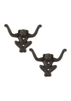 Brand new ❤️ Zingz & Thingz Monkey Wall Hook (Set of 2) ❤️ -Cheap Joyland Shop Belk 1914