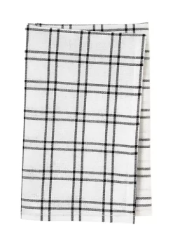 Flash Sale 🎁 Joyland Black & White Plaid Napkins - Set of 2 😀